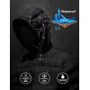 imageLittle Donkey Andy Mens Warm Waterproof Puffer Jacket Hooded Windproof Winter Coat with Recycled InsulationUpgradedblack