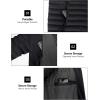 imageLittle Donkey Andy Mens Warm Waterproof Puffer Jacket Hooded Windproof Winter Coat with Recycled InsulationUpgradedblack