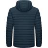 imageLittle Donkey Andy Mens Warm Waterproof Puffer Jacket Hooded Windproof Winter Coat with Recycled InsulationUpgradeddark Blue