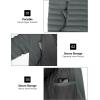 imageLittle Donkey Andy Mens Warm Waterproof Puffer Jacket Hooded Windproof Winter Coat with Recycled InsulationUpgradedgrey