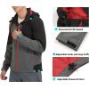 imageLittle Donkey Andy Mens Waterproof Rain Jacket Breathable Windbreaker Outdoor Rain Coat with Detachable HoodGrey