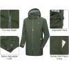 imageLittle Donkey Andy Mens Waterproof Rain Jacket Outdoor Lightweight Mountain Windbreaker Long Coat for Hiking Golf TravelArmy Green