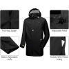 imageLittle Donkey Andy Mens Waterproof Rain Jacket Outdoor Lightweight Mountain Windbreaker Long Coat for Hiking Golf TravelBlack