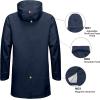imageLittle Donkey Andy Mens Waterproof Rain Jacket Outdoor Lightweight Mountain Windbreaker Long Coat for Hiking Golf TravelDark Blue