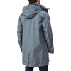imageLittle Donkey Andy Mens Waterproof Rain Jacket Outdoor Lightweight Mountain Windbreaker Long Coat for Hiking Golf TravelGrey