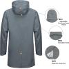 imageLittle Donkey Andy Mens Waterproof Rain Jacket Outdoor Lightweight Mountain Windbreaker Long Coat for Hiking Golf TravelGrey