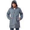 imageLittle Donkey Andy Mens Waterproof Rain Jacket Outdoor Lightweight Mountain Windbreaker Long Coat for Hiking Golf TravelGrey