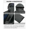 imageLittle Donkey Andy Mens Waterproof Ski Snowboarding Jacket Windproof Warm Coat with Detachable HoodCarbon Heather