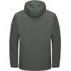 imageLittle Donkey Andy Mens Waterproof Ski Snowboarding Jacket Windproof Warm Coat with Detachable HoodCarbon Heather