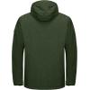 imageLittle Donkey Andy Mens Waterproof Ski Snowboarding Jacket Windproof Warm Coat with Detachable HoodDark Green Heather