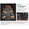 imageLittle Donkey Andy Mens Waterproof Ski Snowboarding Jacket Windproof Warm Coat with Detachable HoodDark Grey