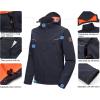imageLittle Donkey Andy Mens Waterproof Softshell Jacket with Detachable Sleeves and Hood Fleece Mountain Ski Snow Rain CoatDark Bluea1