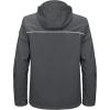 imageLittle Donkey Andy Mens Waterproof Softshell Jacket with Detachable Sleeves and Hood Fleece Mountain Ski Snow Rain CoatGray