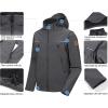 imageLittle Donkey Andy Mens Waterproof Softshell Jacket with Detachable Sleeves and Hood Fleece Mountain Ski Snow Rain CoatGray