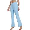imageLittle Donkey Andy Womens Flare Leggings Cross HighWaisted Yoga Pants Athletic Casual Length PantsLight Blue