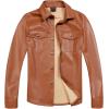 imageLittle Donkey Andy Womens Leather Jacket Long Sleeve Waterproof Stretch Faux Leather Jacket for Women Outwear CasualKhaki