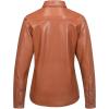 imageLittle Donkey Andy Womens Leather Jacket Long Sleeve Waterproof Stretch Faux Leather Jacket for Women Outwear CasualKhaki