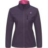 imageLittle Donkey Andy Womens Lightweight Softshell Jacket Windbreaker for Running Travel Hiking Windproof WaterproofDark Purple