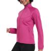 imageLittle Donkey Andy Womens Lightweight Softshell Jacket for Running Cycling Water Repellent Windbreaker with Zipper PocketsRose