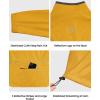 imageLittle Donkey Andy Womens Lightweight Softshell Jacket for Running Cycling Water Repellent Windbreaker with Zipper PocketsTurmeric