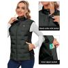 imageLittle Donkey Andy Womens Puffer Vest Lightweight Sleeveless Golf Padded JacketBlack