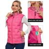 imageLittle Donkey Andy Womens Puffer Vest Lightweight Sleeveless Golf Padded JacketRose Red