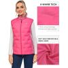 imageLittle Donkey Andy Womens Puffer Vest Lightweight Sleeveless Golf Padded JacketRose Red