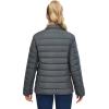 imageLittle Donkey Andy Womens Warm Windproof Puffer Jacket Lightweight Breathable Jacket Winter LongSleeve Insulated CoatGrey