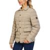 imageLittle Donkey Andy Womens Warm Windproof Puffer Jacket Lightweight Breathable Jacket Winter LongSleeve Insulated CoatKhaki