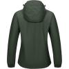 imageLittle Donkey Andy Womens Waterproof Rain Jacket Lightweight Hooded Raincoat for Travel Hiking GolfArmy Green
