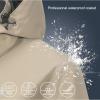 imageLittle Donkey Andy Womens Waterproof Rain Jacket Lightweight Hooded Raincoat for Travel Hiking GolfKhaki