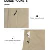 imageLittle Donkey Andy Womens Waterproof Rain Jacket Lightweight Hooded Raincoat for Travel Hiking GolfKhaki