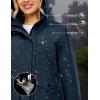 imageLittle Donkey Andy Womens Waterproof Rain jacket with Hood Lightweight Windbreaker Raincoat Shell for Camping HikingBlue