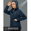 imageLittle Donkey Andy Womens Waterproof Rain jacket with Hood Lightweight Windbreaker Raincoat Shell for Camping HikingBlue