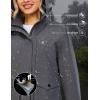 imageLittle Donkey Andy Womens Waterproof Rain jacket with Hood Lightweight Windbreaker Raincoat Shell for Camping HikingGrey