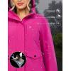 imageLittle Donkey Andy Womens Waterproof Rain jacket with Hood Lightweight Windbreaker Raincoat Shell for Camping HikingRose
