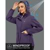 imageLittle Donkey Andy Womens Waterproof Rain jacket with Hood Lightweight Windbreaker Raincoat Shell for Camping HikingViolet