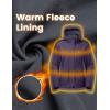imageLittle Donkey Andy Womens Waterproof Rain jacket with Hood Lightweight Windbreaker Raincoat Shell for Camping HikingViolet