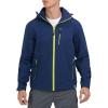 imageLittle Donkey Andy Mens Waterproof Rain Jacket Breathable Windbreaker Outdoor Rain Coat with Detachable HoodBlue