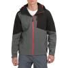 imageLittle Donkey Andy Mens Waterproof Rain Jacket Breathable Windbreaker Outdoor Rain Coat with Detachable HoodGrey