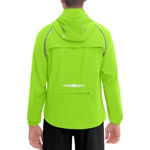 imageLittle Donkey Andy Mens Quickdry Running Jacket Convertible UPF 50 Cycling Jacket Windbreaker with Removable SleevesDetachable Hoodfluorescent Yellow