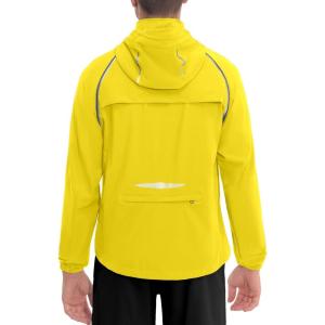 imageLittle Donkey Andy Mens Quickdry Running Jacket Convertible UPF 50 Cycling Jacket Windbreaker with Removable SleevesDetachable Hoodyellow