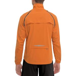 imageLittle Donkey Andy Mens Quickdry Running Jacket Convertible UPF 50 Cycling Jacket Windbreaker with Removable SleevesOrange