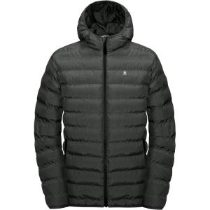 imageLittle Donkey Andy Mens Warm Waterproof Puffer Jacket Hooded Windproof Winter Coat with Recycled InsulationDark Grey Heather