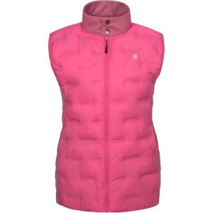 imageLittle Donkey Andy Womens Puffer Vest Lightweight Sleeveless Golf Padded JacketRose Red