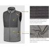 imageLittle Donkey Andy Mens Lightweight Golf Vest Warm Outdoor Sleeveless Jacket for Hiking Travel Running Casual2 Gray