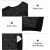 imageLittle Donkey Andy Mens Lightweight Puffer Vest Outdoor Windproof Sleeveless Jacket for Hiking Travel GolfBlack