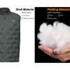 imageLittle Donkey Andy Mens Lightweight Puffer Vest Outdoor Windproof Sleeveless Jacket for Hiking Travel GolfGrey