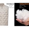 imageLittle Donkey Andy Mens Lightweight Puffer Vest Outdoor Windproof Sleeveless Jacket for Hiking Travel GolfKhaki