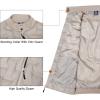 imageLittle Donkey Andy Mens Lightweight Puffer Vest Outdoor Windproof Sleeveless Jacket for Hiking Travel GolfKhaki